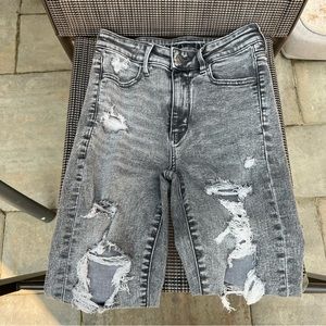 American Eagle Outfitters Ne(x)t Level Stretch Distressed Denim Jeans Size 2.